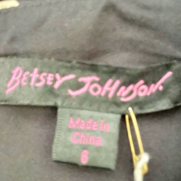 Betsey Johnson Silk One Shoulder Floral Dress, New with tags - Picture 8 of 8